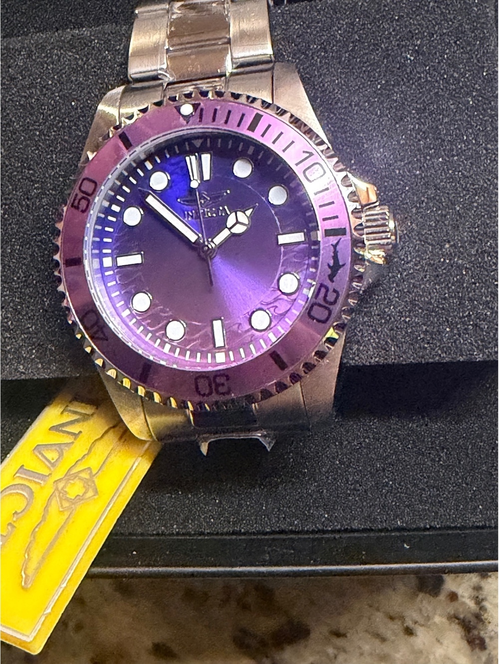 $249 BRAND NEW INVICTA PRO DIVER PURPLE FACE 43mm WATCH - Picture 6 of 9